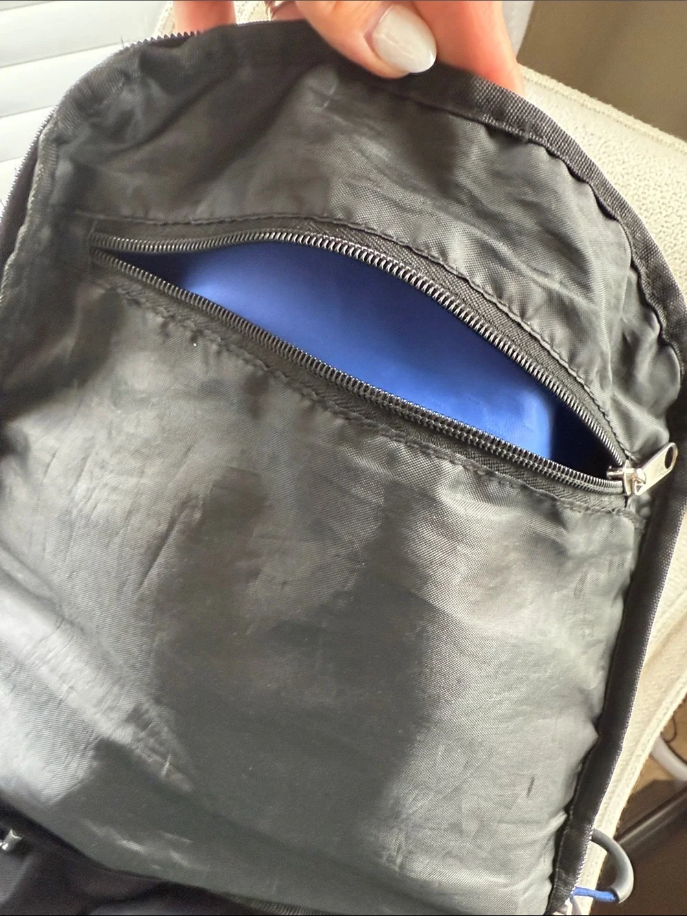 Marucci Charge baseball Bat Bag Backpack Blue and Black